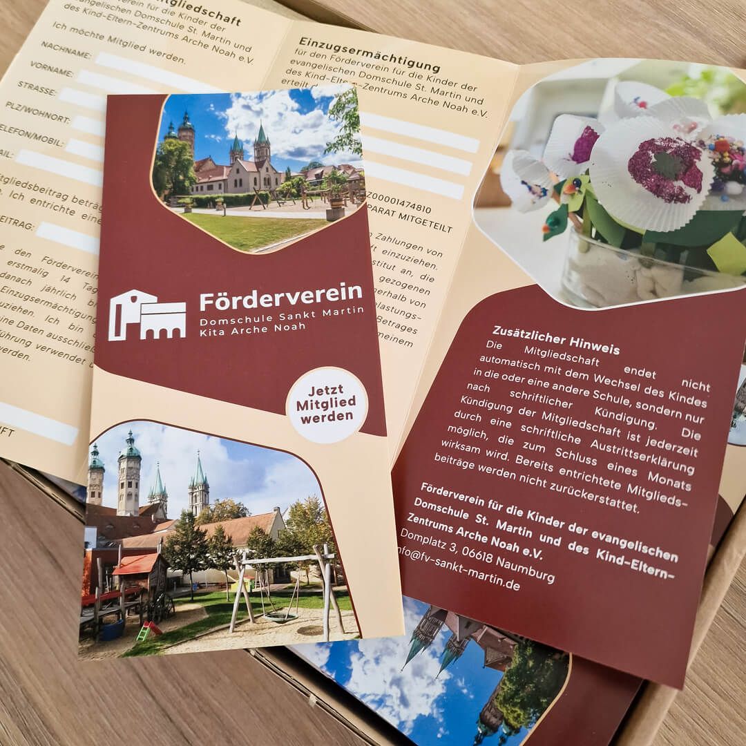 Mitgliedsantrag Förderverein Domschule St. Martin und Kita Arche Noah