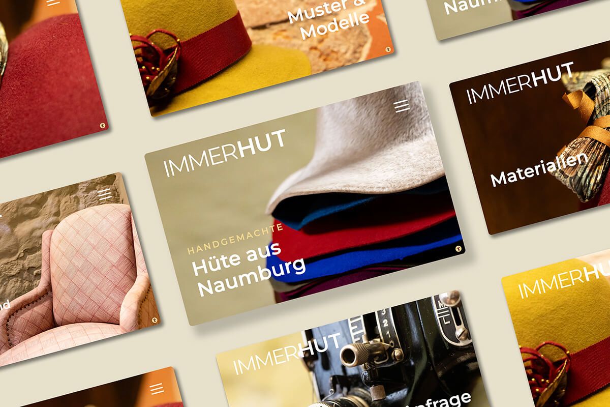 Startseite von www.immerhut.de - Gestaltung und Umsetzung: SAALEBRANDS