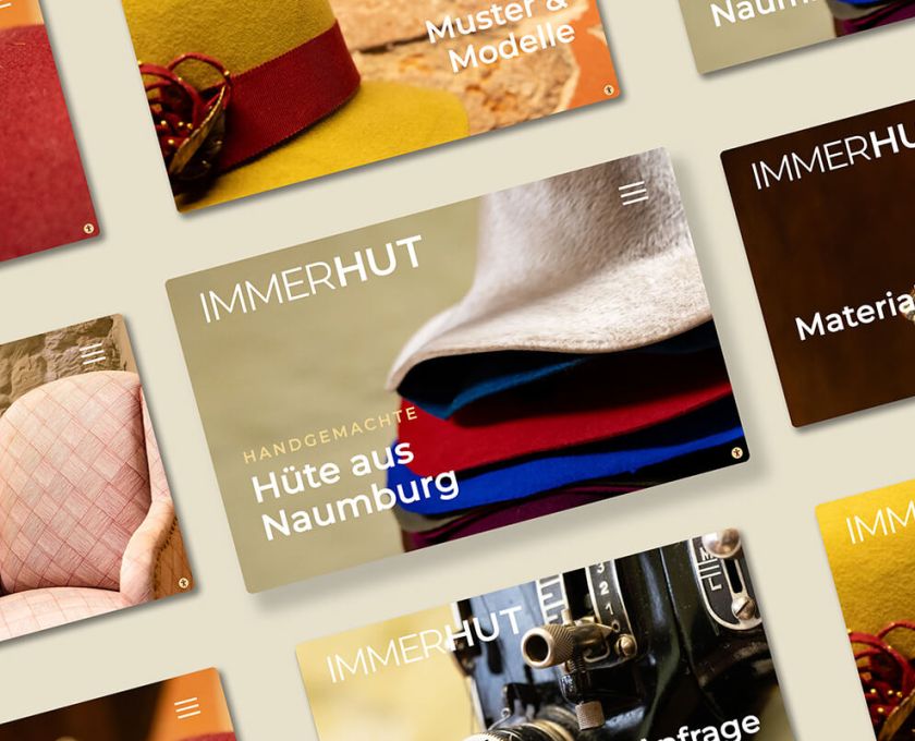 Website von IMMERHUT aus Naumburg by saalebrands