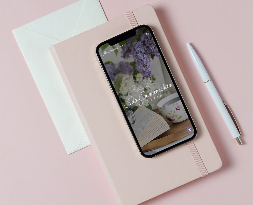 Website Ida Sonnenschein - Autorin by saalebrands