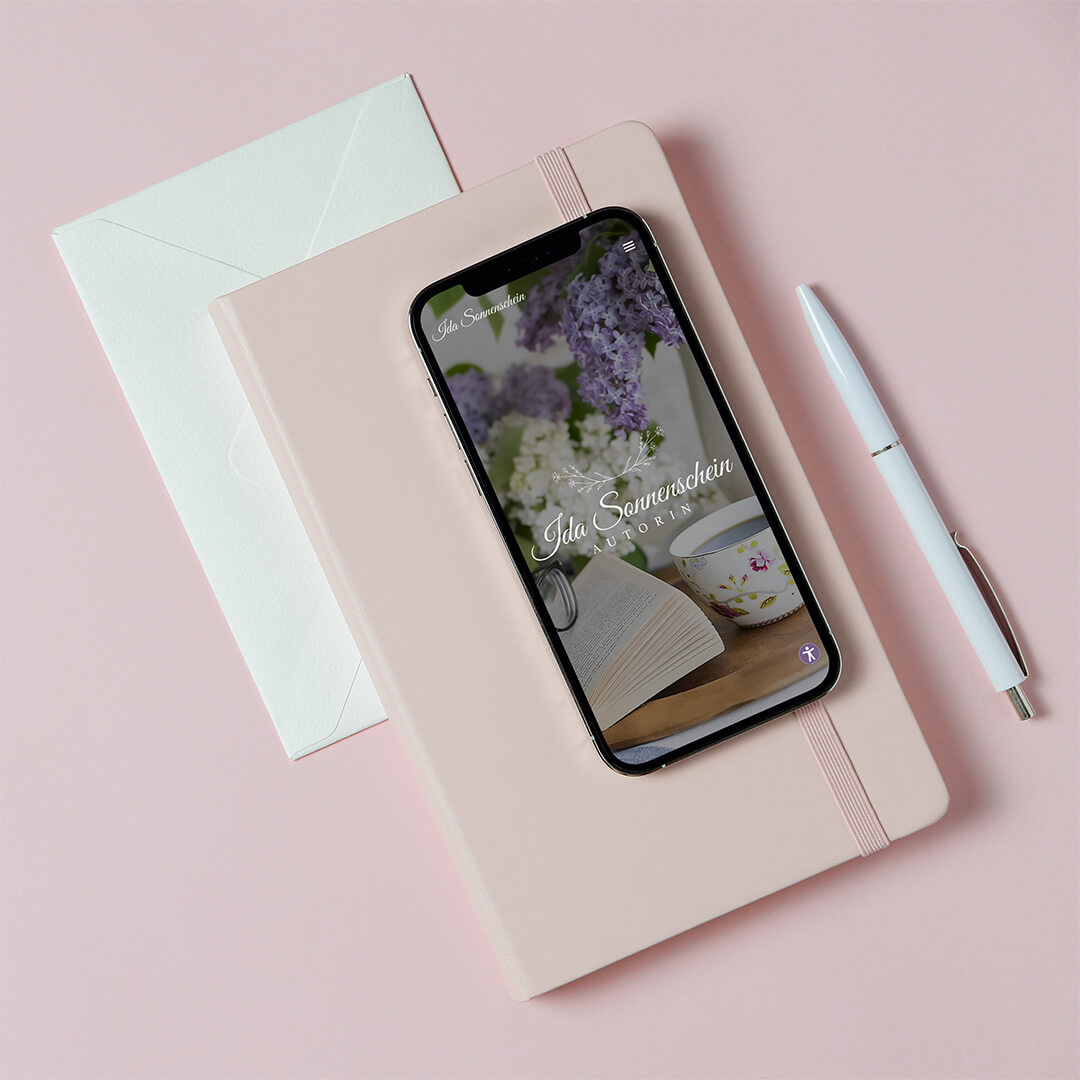 Update f&uuml;r die Website der Autorin Ida Sonnenschein