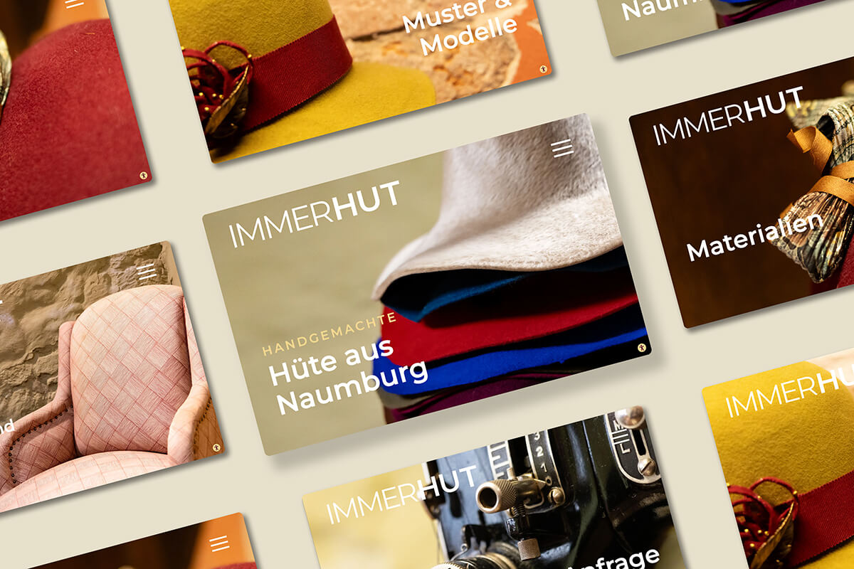 Startseite von www.immerhut.de - Gestaltung und Umsetzung: SAALEBRANDS