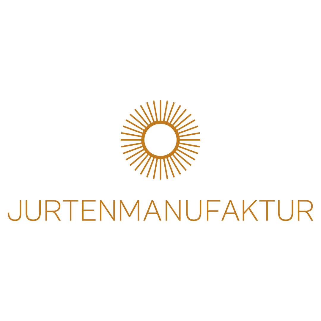 Das Logo der Jurtenmanufaktur aus Jena - das Logo wurde von saalebrands erstellt