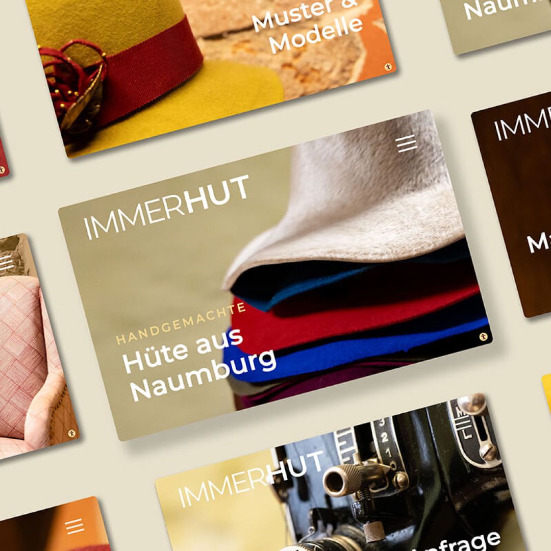 Startseite von www.immerhut.de - Gestaltung und Umsetzung: SAALEBRANDS