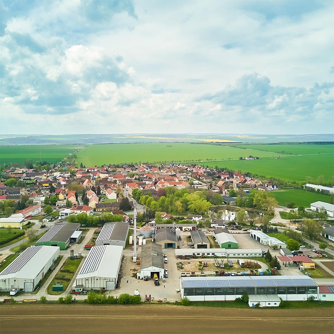 Agrargenossenschaft Gleina Betriebsgelände Foto von shyart.de